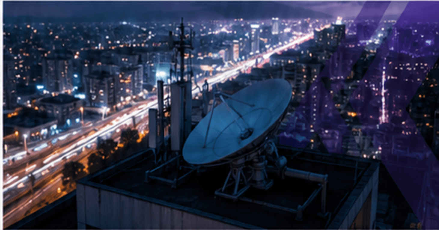 Infraestructura de telecomunicaciones en una ciudad latinoamericana